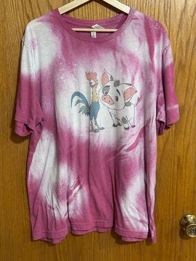 Disney Moana Pua and Hei Hei Bella Canvas ss xxl tshirt